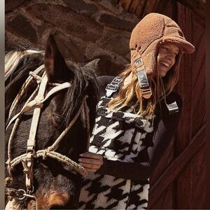 Free People Movement Ascend Fleece Trapper Hat OS